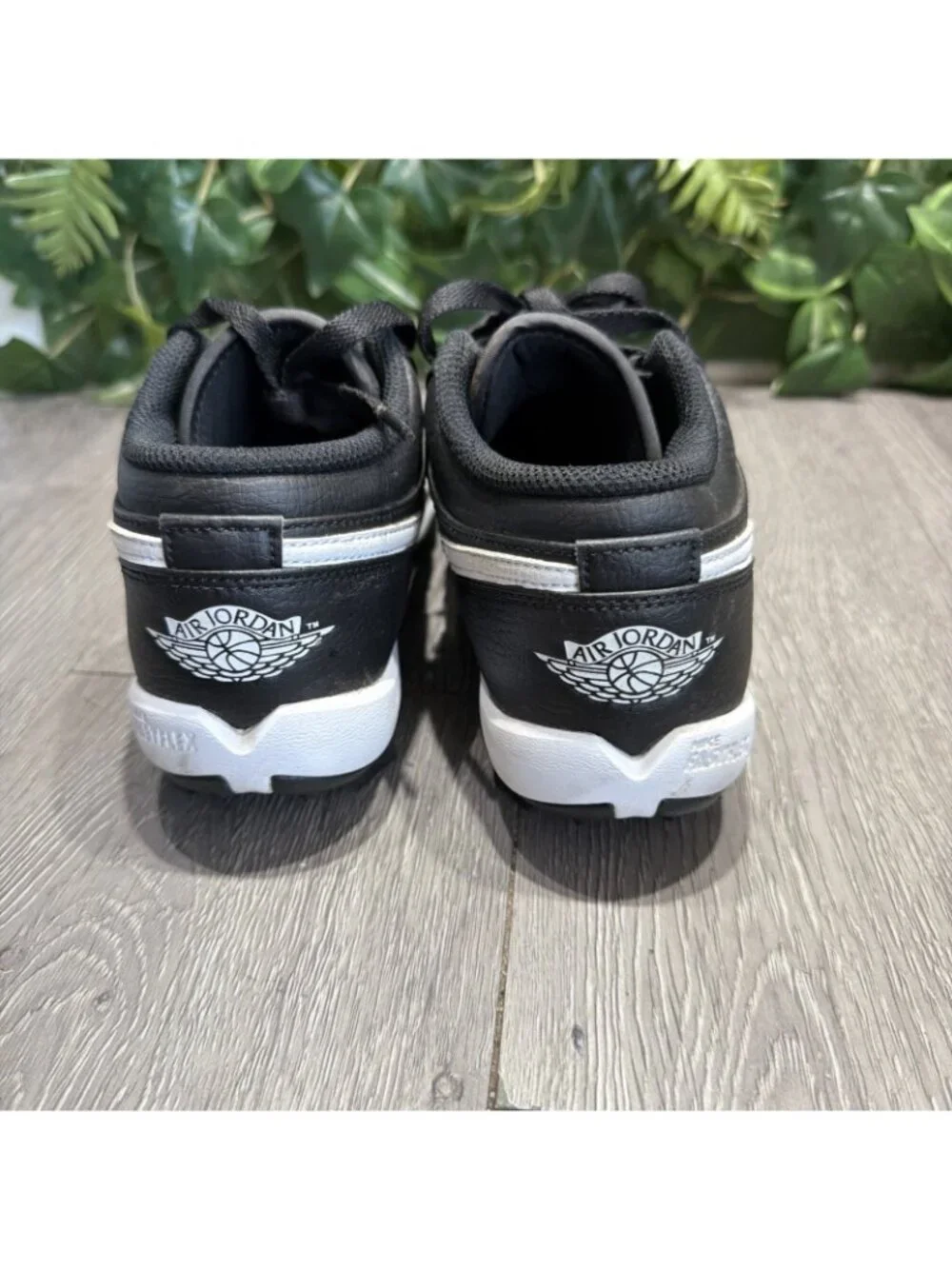 Jordan Air Jordan 1 MCS Shoes Boys Size 4.5Y Black Baseball Cleats HF6885-001